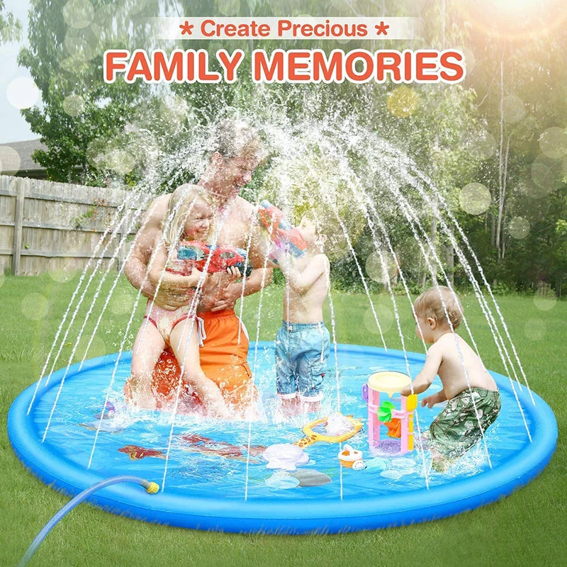 Pet Water Spray Mat – Outdoor Non-slip Summer Cooling Pad (100/150/170cm)