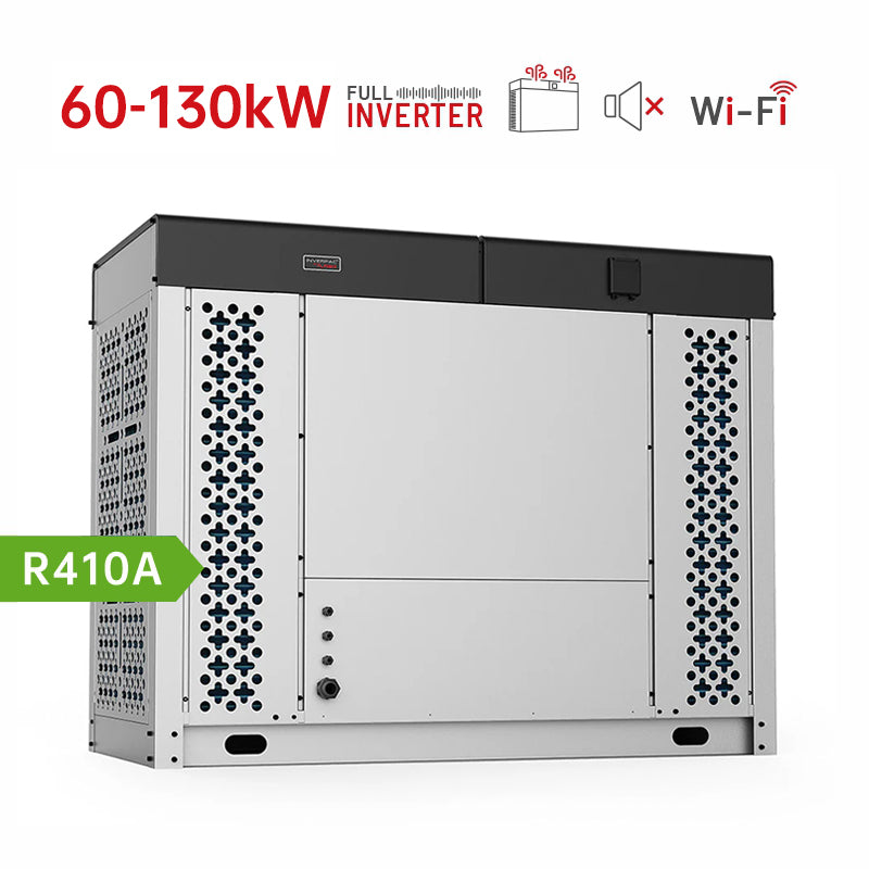 Zealux 45kW~185kW Commercial Pool Heat Pump Swim INVERBOOST Commercial White