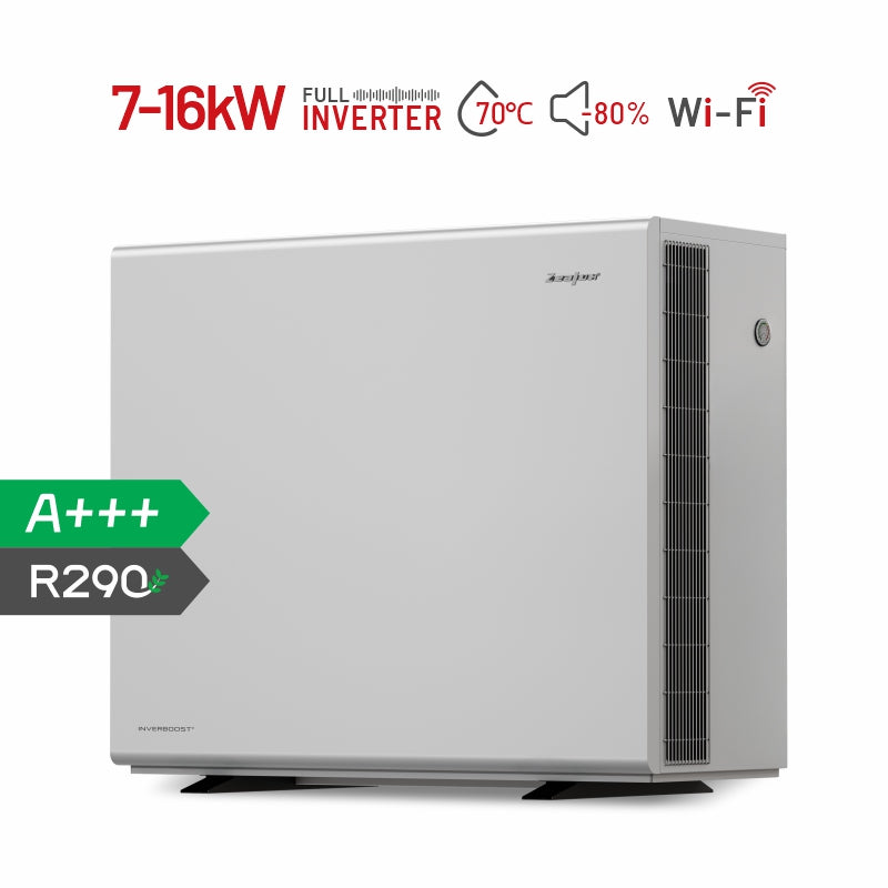 Zealux Inverboost Pad R290 7kW~16kW Air Source Heat Pump Monoblock  - Inverboost Multifunctional ASHP hot water