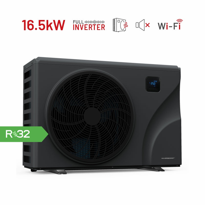 Zealux 7.5kW~28.5kW INVERBOOST PBS Pool Heat Pump - Single/Double Fans