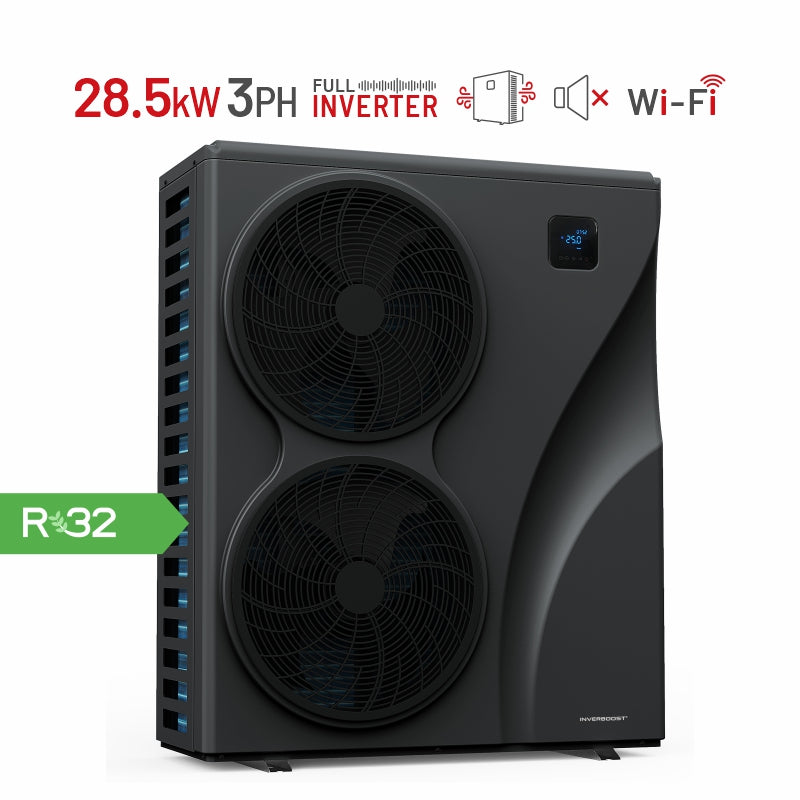 Zealux 7.5kW~28.5kW INVERBOOST PBS Pool Heat Pump - Single/Double Fans