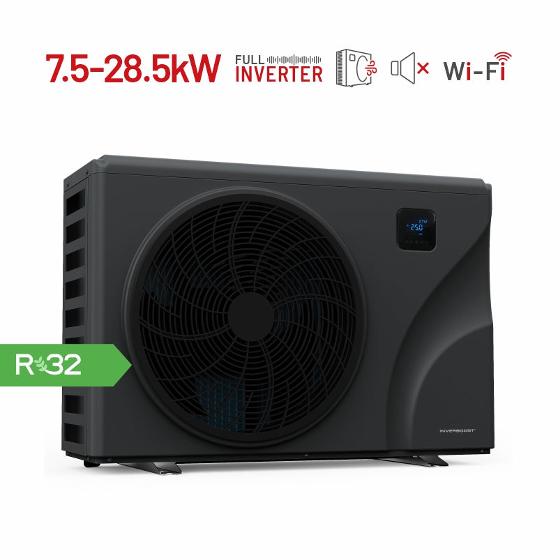 Zealux 7.5kW~28.5kW INVERBOOST PBS Pool Heat Pump - Single/Double Fans