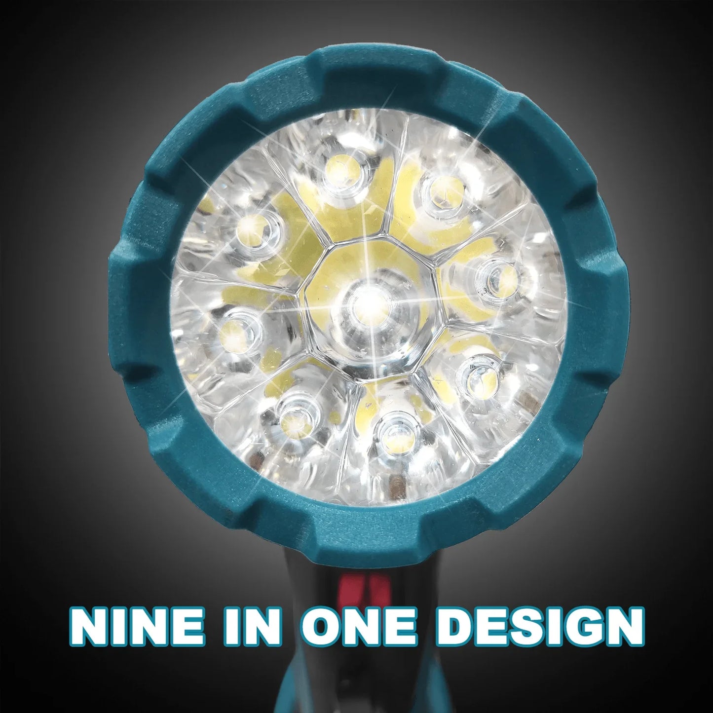 Adjustable LED Spotlight: Portable Rechargeable Flashlight for Outdoor and Repair Use