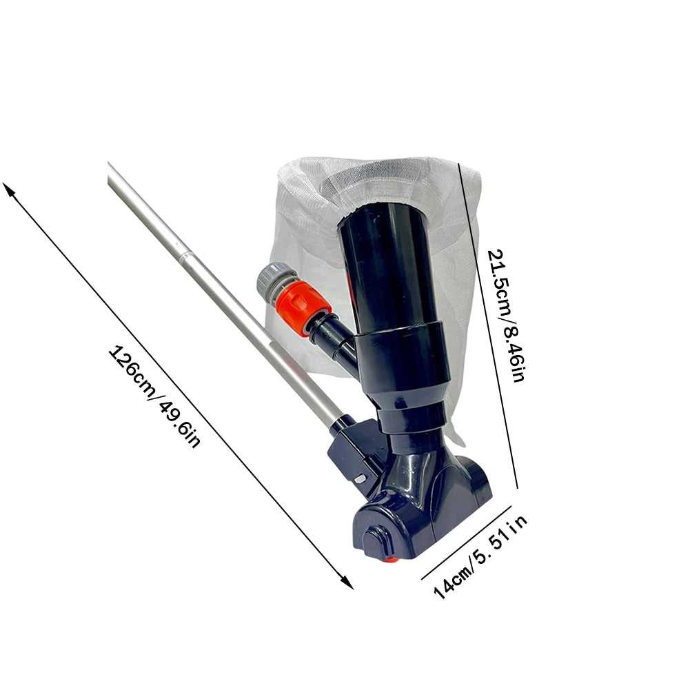 Kit de nettoyage de piscine avec aspirateur et filtre pour fond de piscine