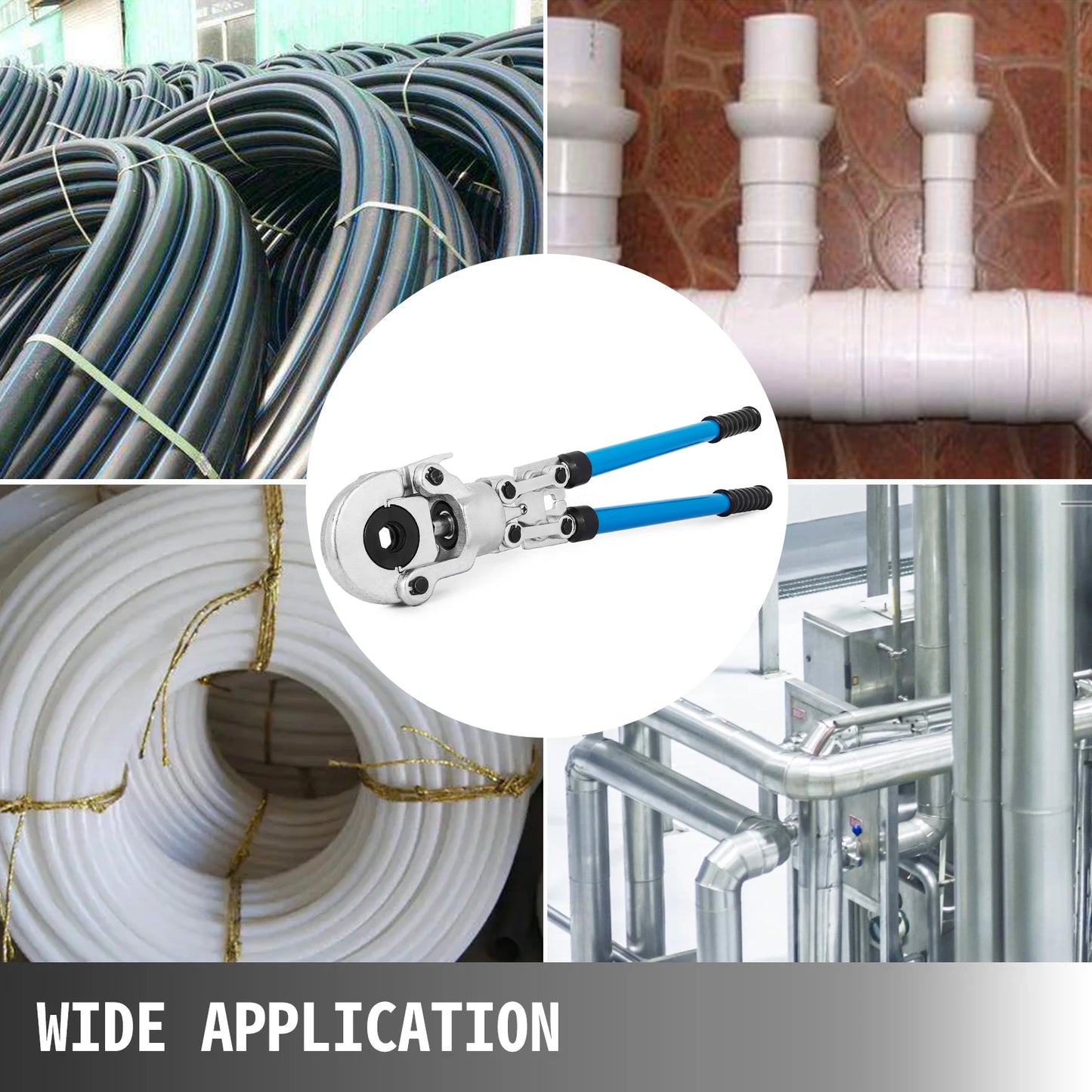 Outils de sertissage de tuyaux, raccords de tubes en cuivre, pince à sertir de plomberie, Kit Composite avec 8 mâchoires TH 16-32mm V 12-28mm