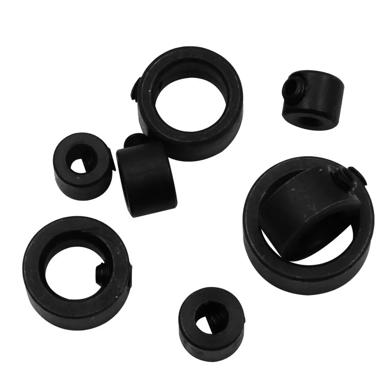 Jeu de colliers d'arrêt de foret, 9 pièces, avec contrôleur de profondeur et clé hexagonale