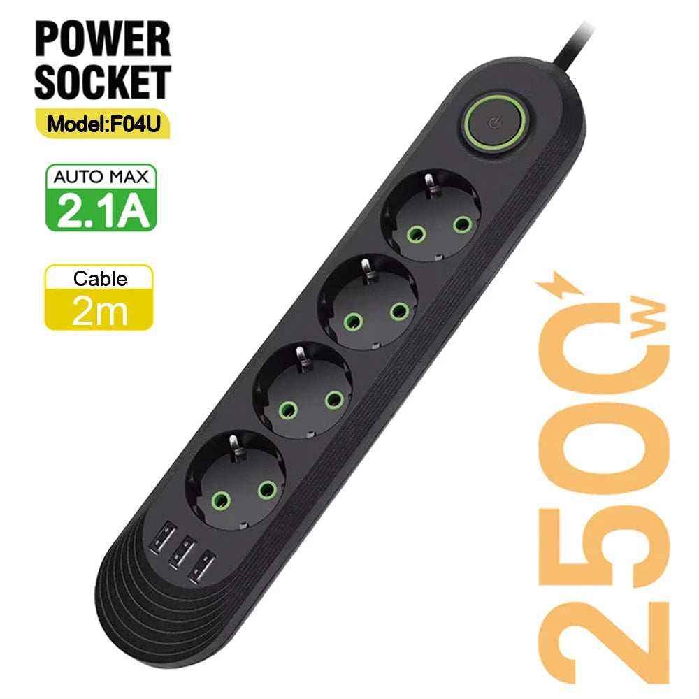 EU Outlet Power Strip