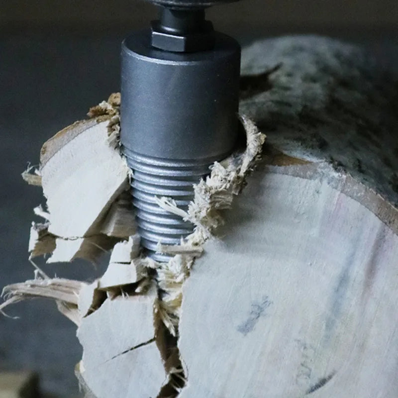Foret séparateur de bois de chauffage 32/42/50MM, poinçon à cône en bois avec tige carrée/ronde/hexagonale