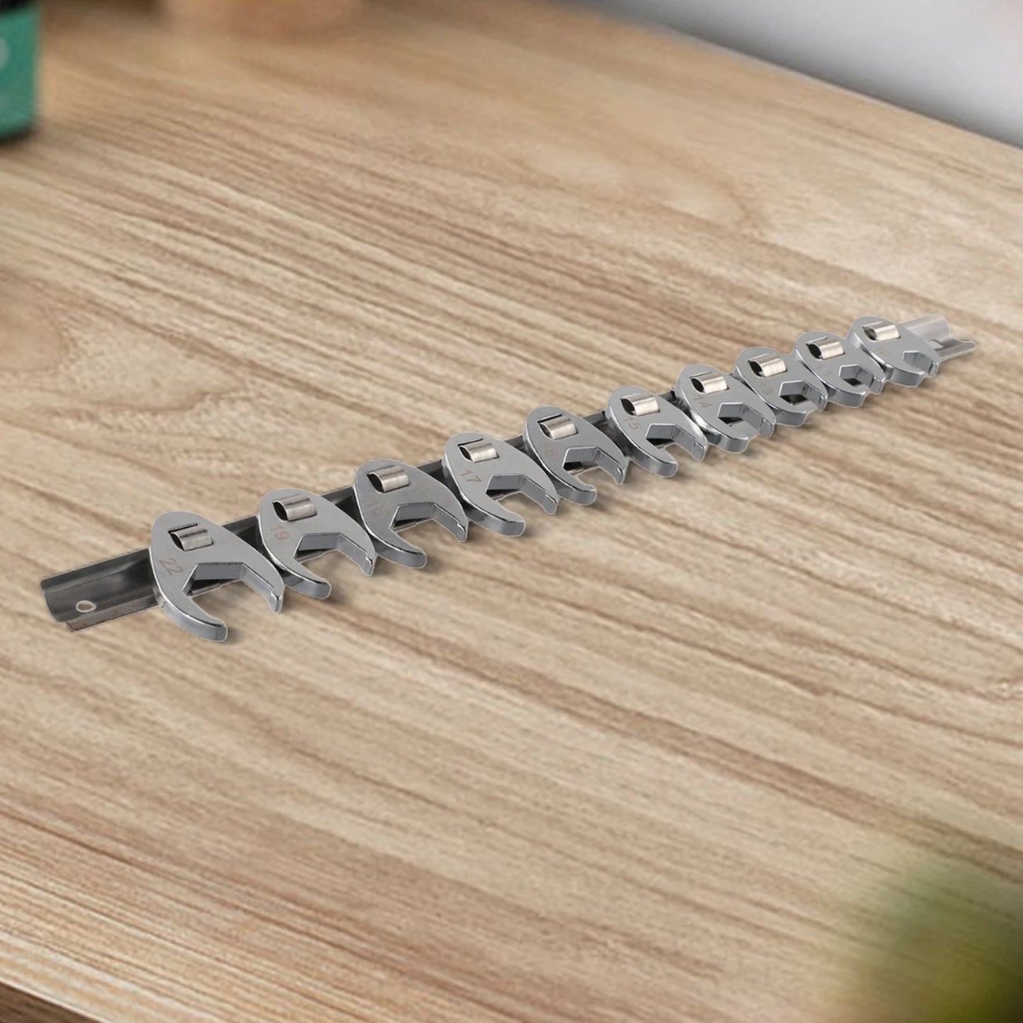 10 Stücke 3/8 Zoll Antrieb Crowfoot Schraubenschlüssel Metric Fuß Offene Ende Schraubenschlüssel Handwerkzeuge Crowfoot Schraubenschlüssel Set