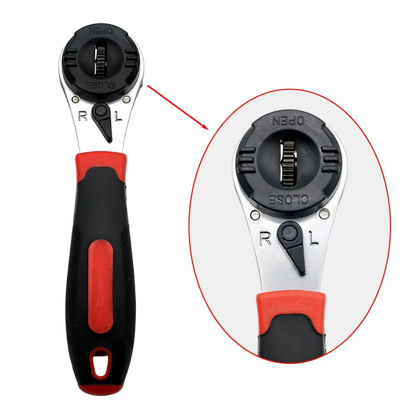 Nastawny klucz zapadkowy - Klucz ręczny z szybkowymiennym mechanizmem