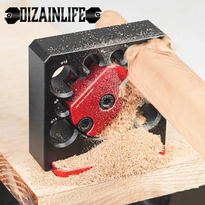 Creatore di tasselli regolabile metrico 8mm-20mm con lama in carburo strumento ausiliario per trapano elettrico fresatrice per tasselli tondi strumento per lavorazione del legno