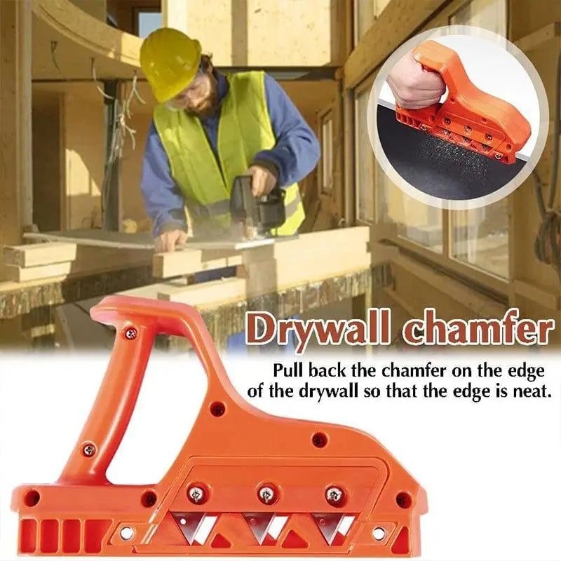 Coupeur rapide pour plaques de plâtre, rabot à main pour plaques de plâtre, chanfrein de bord de cloison sèche, outil de coupe pour le travail du bois, outil manuel pour tondeuse à 45 °, 60 °