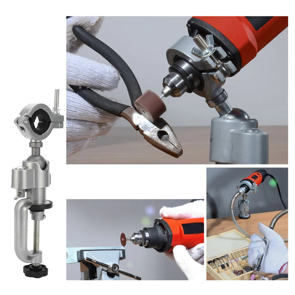 Pince d'étau de Table universelle à 360 °, support de perceuse électrique et support de meuleuse pour le travail du bois et la fabrication de bijoux