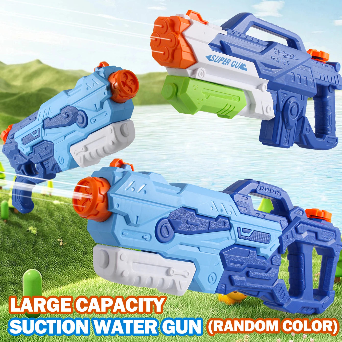 Summer Pull Water Gun Toy