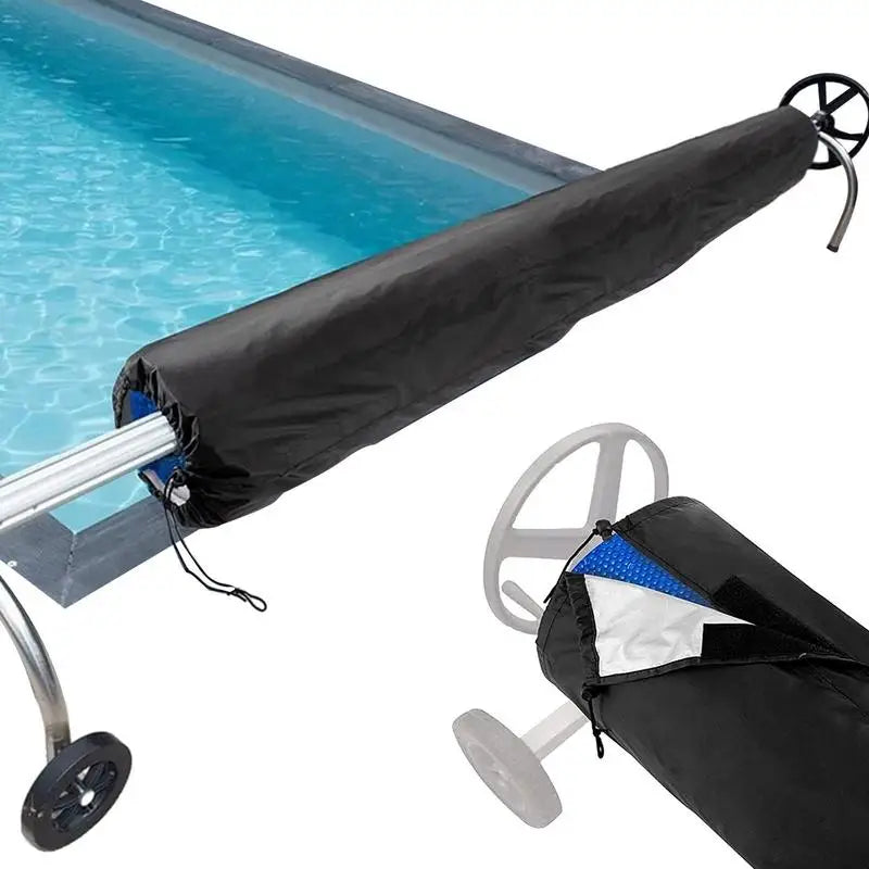 Solar Reel Protective Cover For 16-20ft Pool Reel Covers Solar Blanket Cover Waterproof Pool Cover
