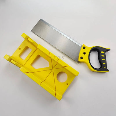 Multifunction Miter Saw Box - 45°/90° Woodworking Clamping Tool for Precise Cuts