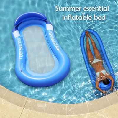Water Hammock Inflatable Pool Float Lounge Chair