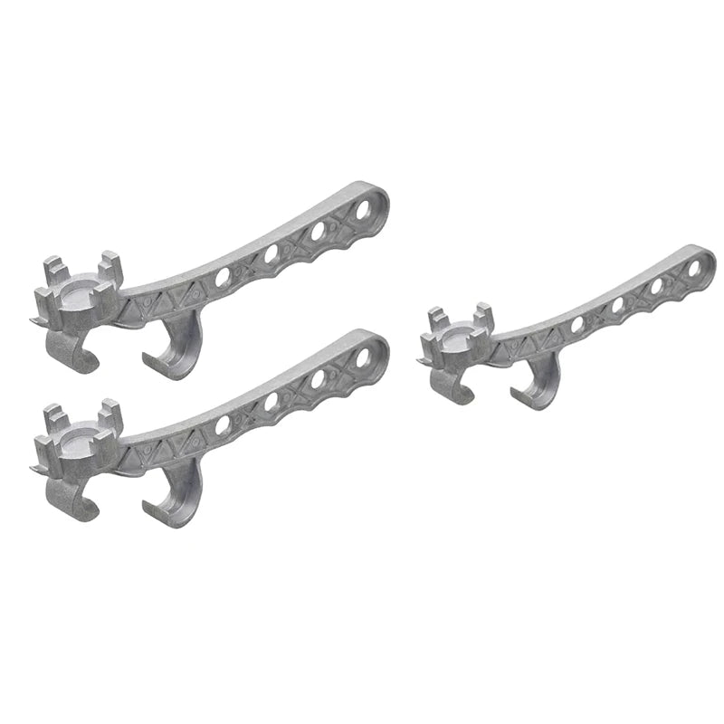 Llave de tambor de aluminio - Abre cubos de metal de 10-55 galones