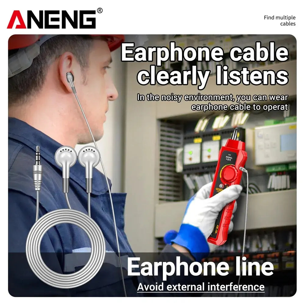 ANENG M469A Testeur de câble réseau intelligent RJ45 RJ11 Testeur de câble LAN Détecteur de fil Traceur Récepteur Outil de réparation réseau électrique