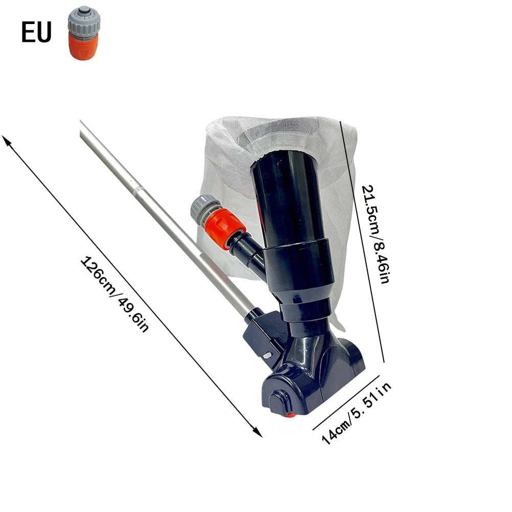 Kit de nettoyage de piscine avec aspirateur et filtre pour fond de piscine
