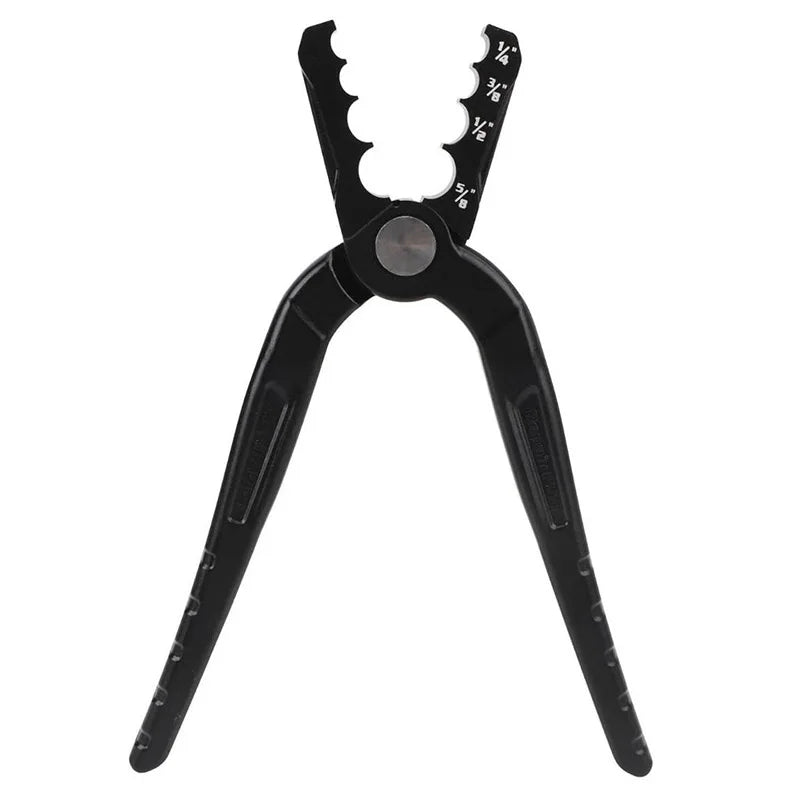 Pince de réparation polyvalente pour tube en cuivre - Outil de réparation de tube arrondi composé et plié à plat