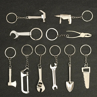 Creative Mini Imitation Tool Keychain Activity Wrench Keychain Metal Pendant Activity Small Gift
