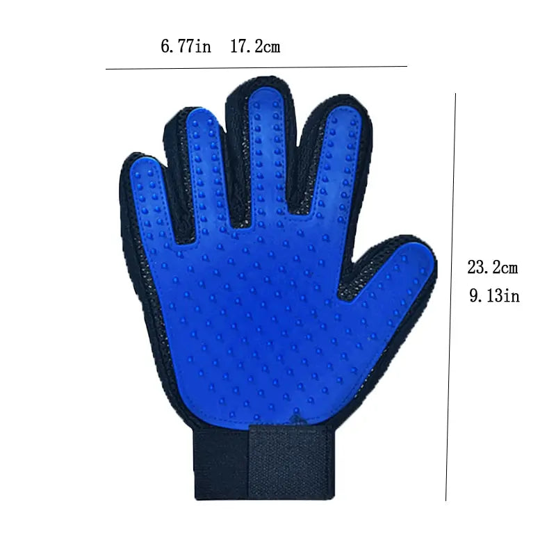 Guanti in Silicone per la Rimozione dei Peli di Cani e Gatti - Guanti da Toelettatura Resistenti