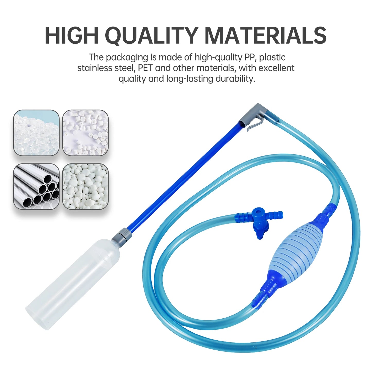 Hot Tub Vacuum Cleaner 10ft Swimming Pool Vacuum Cleaner with Strong Suction Fish Tank Cleane