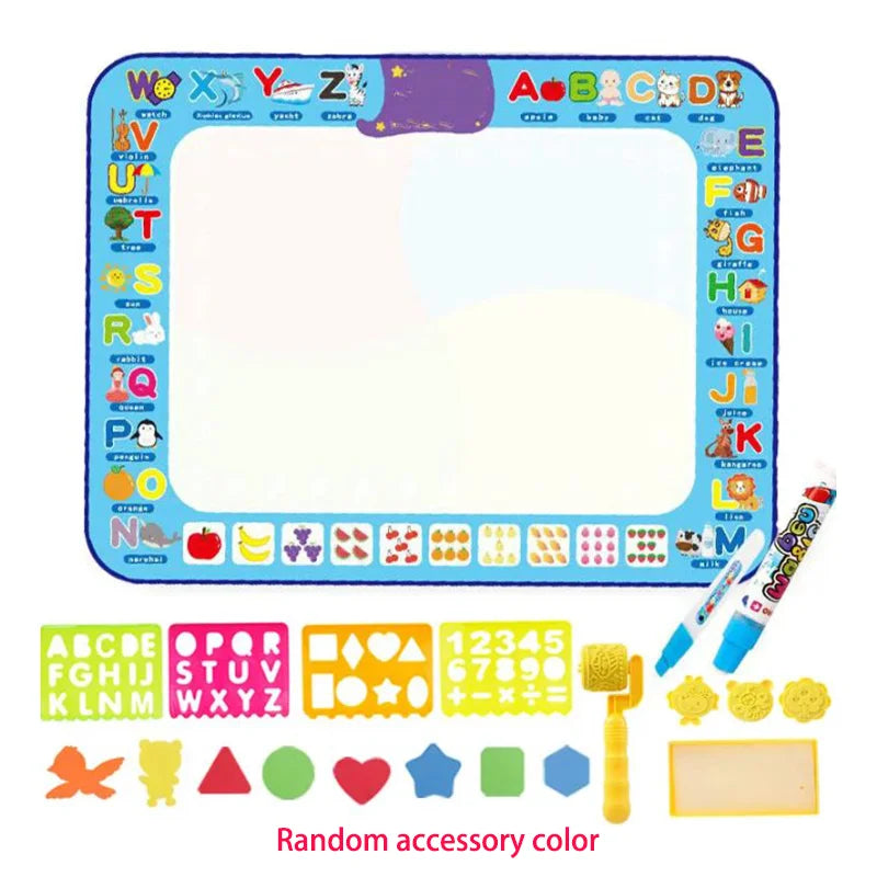 Kinder-Wasserleinwand - Wiederverwendbare EVA-Kunsttafel für Kinder ab 14+