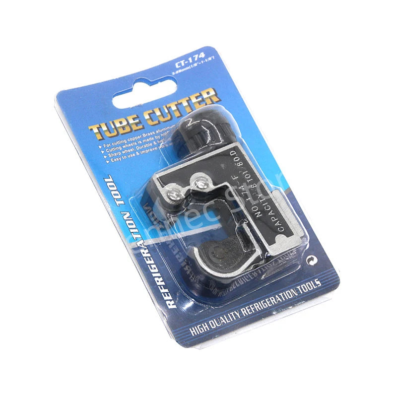 Coupe-tube rotatif manuel à roulement pour tuyaux PVC, climatisation, cuivre, acier inoxydable ondulé, outil de coupe