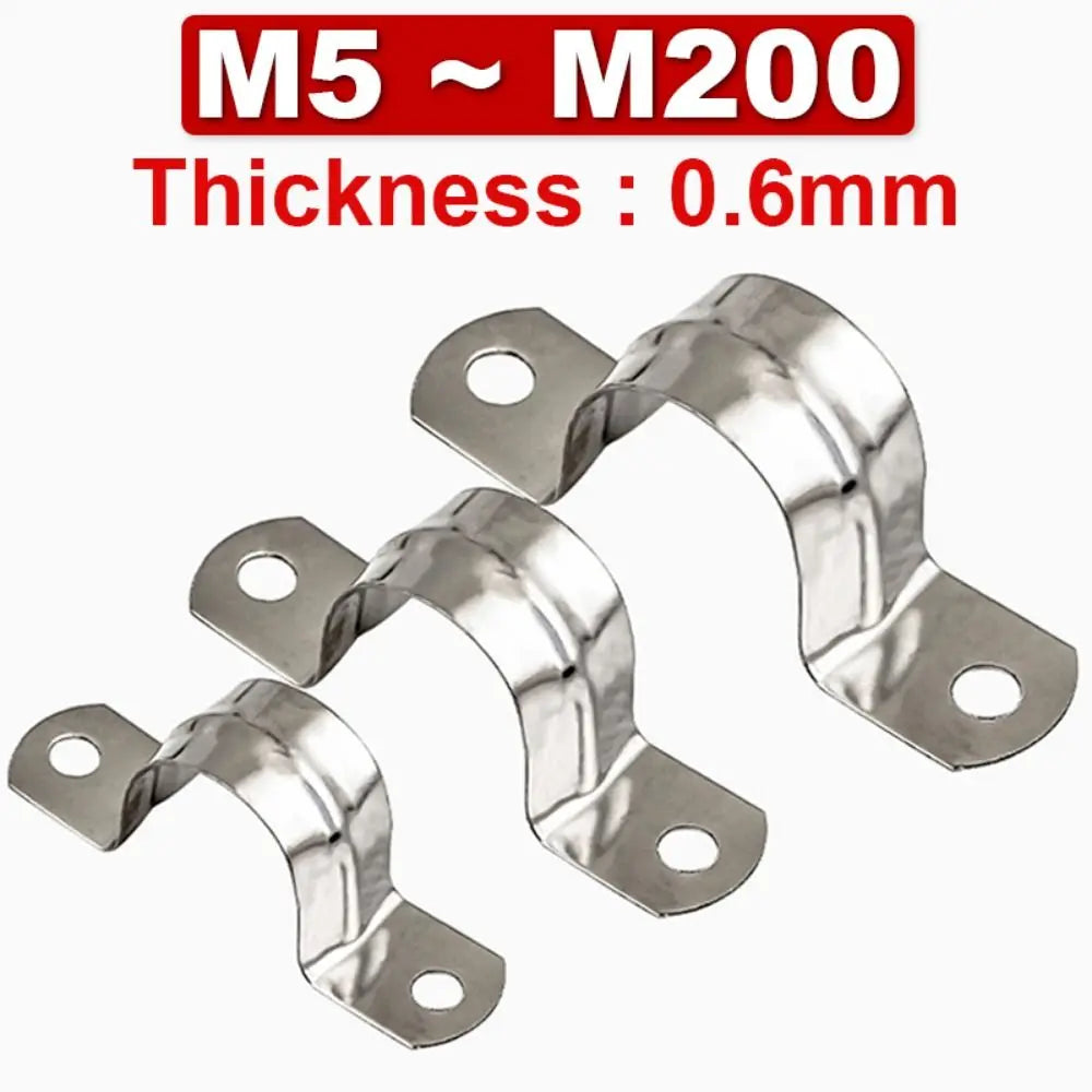 10 Piezas Abrazadera de Manguera en Forma de Anillo de Garganta para Caballo, Hebillas de Sujeción, Abrazadera de Silla de Montar, Apriete de Fontanería M5-M100 5mm-100mm, Acero Inoxidable 304