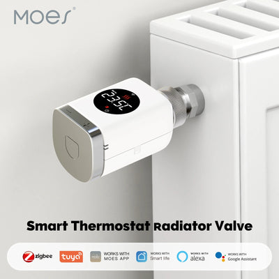 Valvola termostatica radiatore Smart Wifi/ZigBee Tuya TRV Programmabile Controllore di temperatura remoto App con Alexa GoogleHome