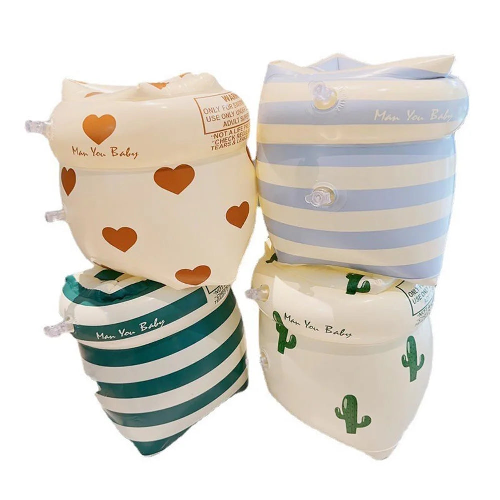 Flotteurs de bras de bain rétro à double airbag