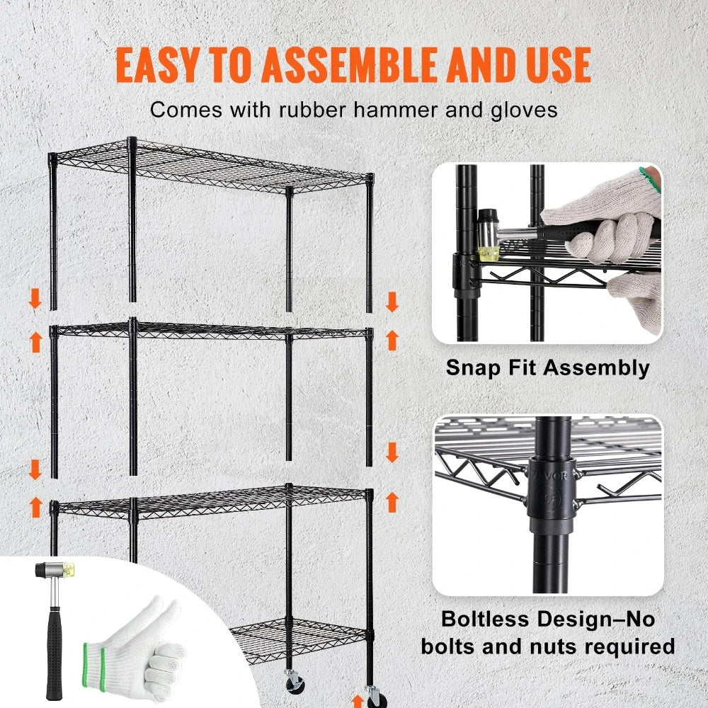 4 Layers Storage Shelf Ladder Shelving Stair High Shelf Unit Bookshelf For Kitchen Warehouse Commercial Space Racks