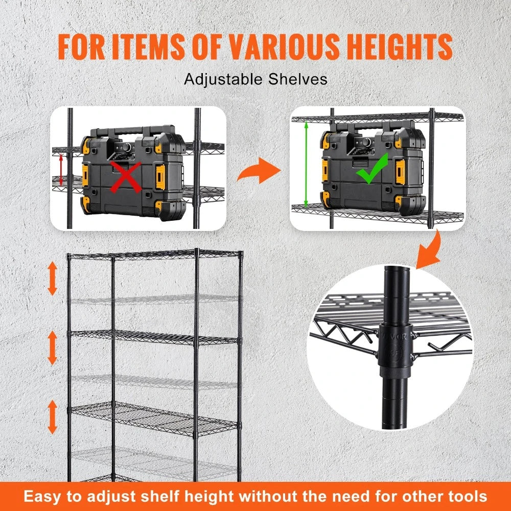 4 Layers Storage Shelf Ladder Shelving Stair High Shelf Unit Bookshelf For Kitchen Warehouse Commercial Space Racks