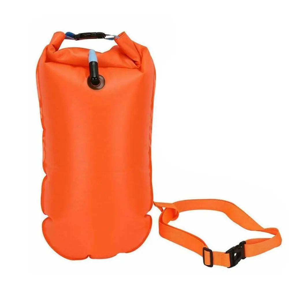 Swimming Buoy Tow Lightweight Swimming Air Bag Storage With Waist Belt Water Sport Swimming Storage Float Tools