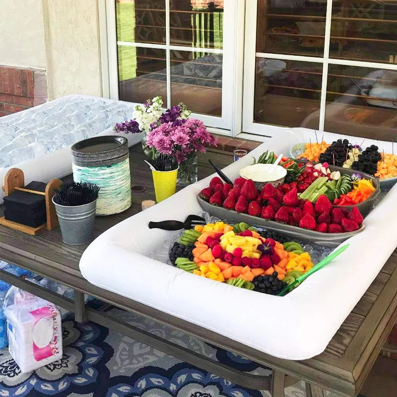 Inflatable Ice Bar and Salad Buffet Floating Cooler