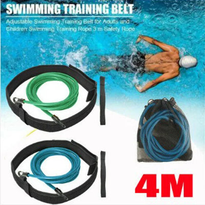 Elastisches Seil-Zugwiderstands-Schwimmtrainingsgerät mit Gürtel und Riemen