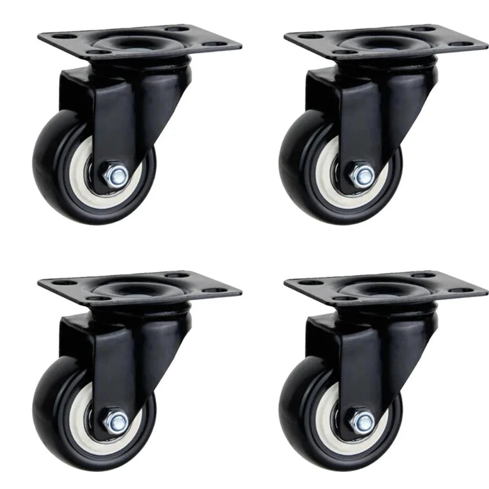 Roues en caoutchouc robustes pour roulettes industrielles à 360 degrés pour meubles