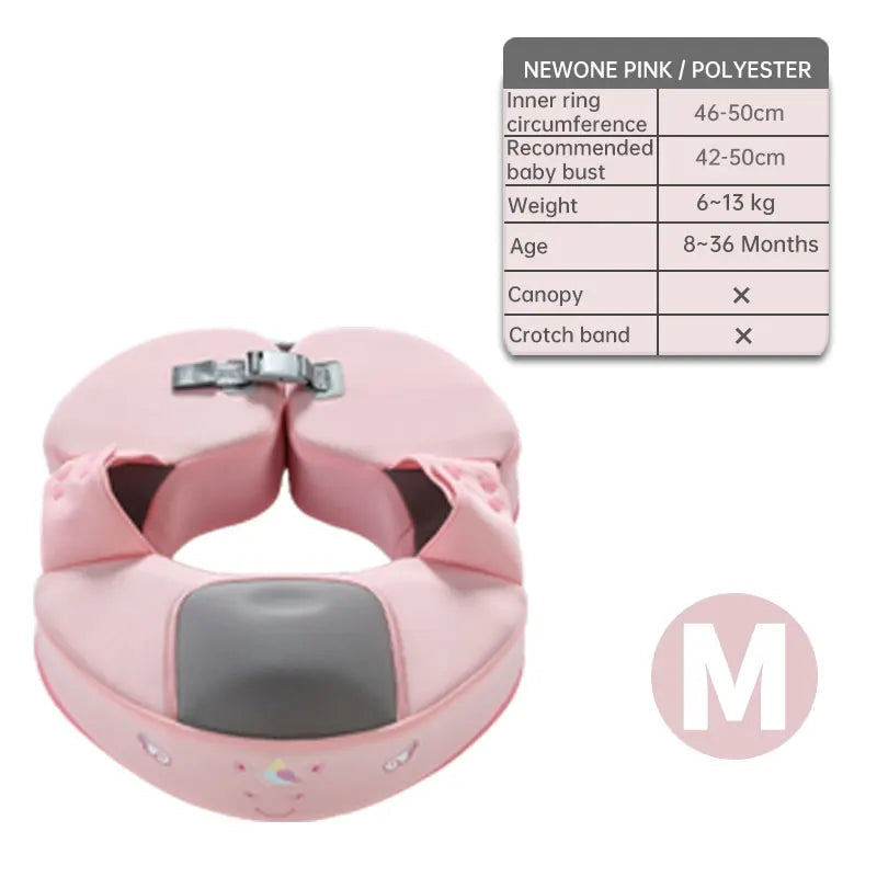 Salvagente per Bambini 6 Mesi – 7 Anni con Tettuccio Rimovibile – Non Gonfiabile, Comodo e Protettivo