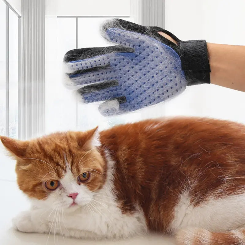 Guanti in Silicone per la Rimozione dei Peli di Cani e Gatti - Guanti da Toelettatura Resistenti