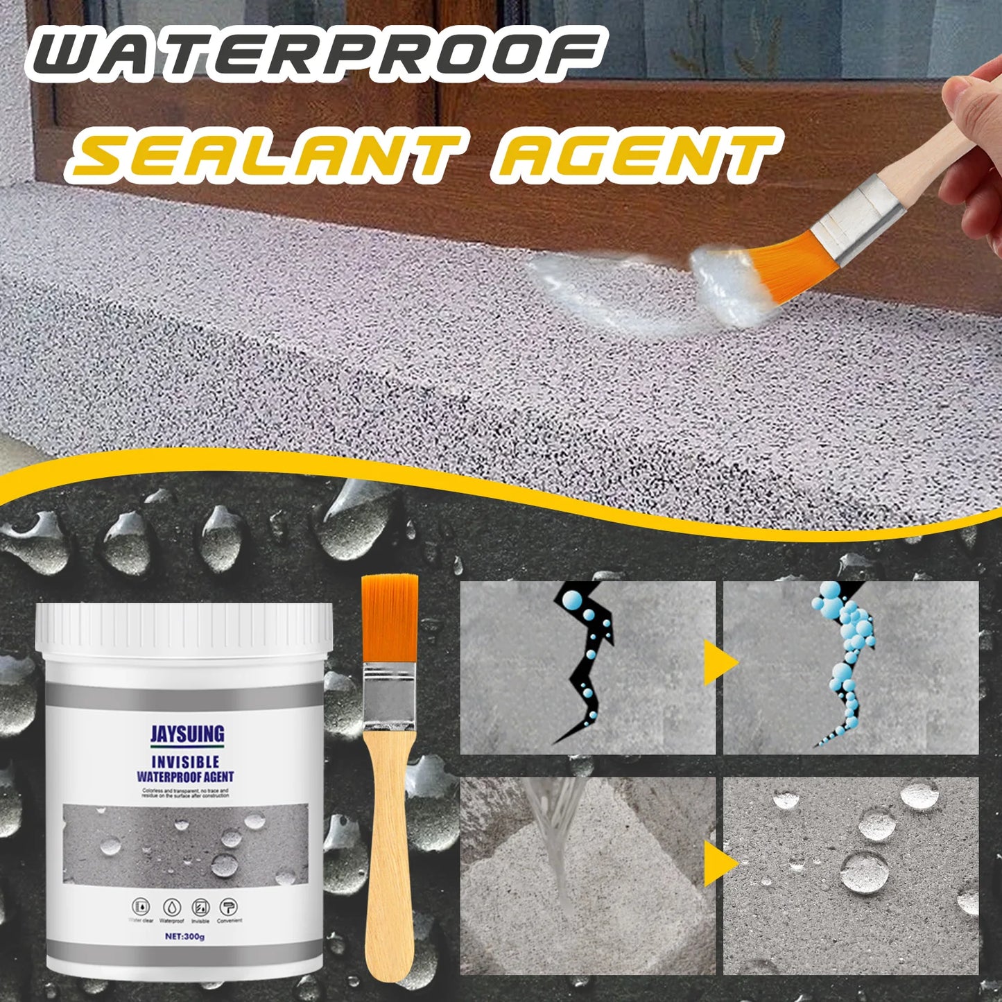 30/100g/300g Wodoodporny środek Łazienka Mocne i wydajne narzędzie do naprawy przecieków Uszczelniacz w sprayu Nano-spray Uszczelniacz w sprayu