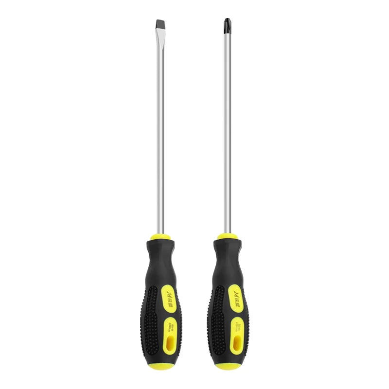 Special Extended Magnetic Screwdriver with Rubber Handle