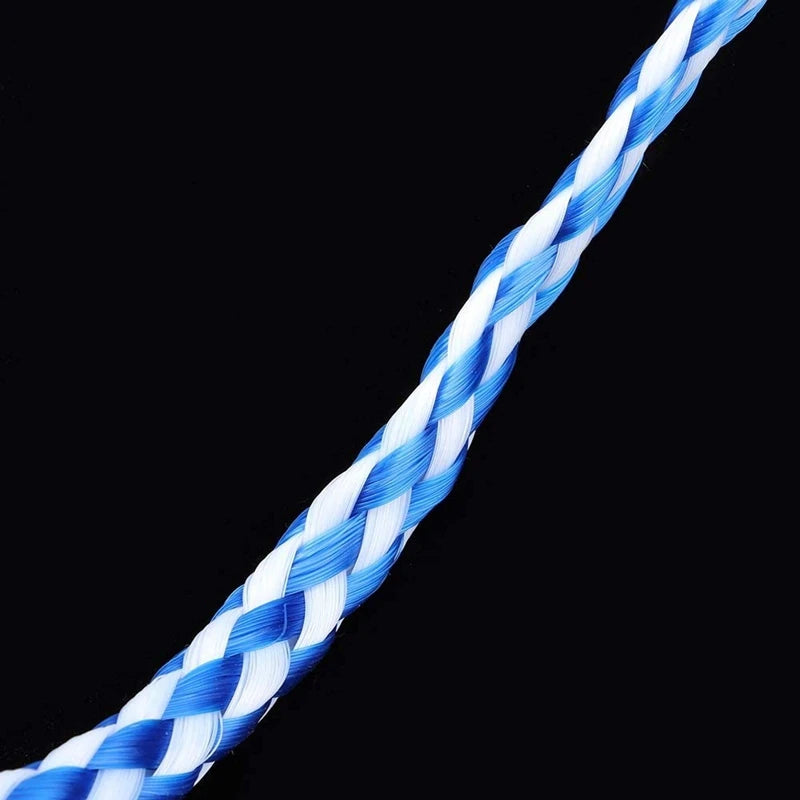 5M Swimming Pool Safety Float Line with 11 Buoys, Nylon Rope Lane Divider, Durable ABS Float Rope for Pool Separation and Water Safety