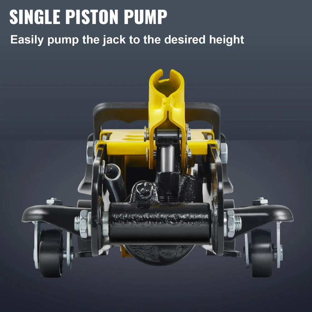 Podnośnik hydrauliczny podłogowy 2,5T Pneumatyczny Niski Profil Podnośnik Podłogowy Ciężki Stalowy Podnośnik Wyścigowy z Pojedynczą Pompką Tłokową