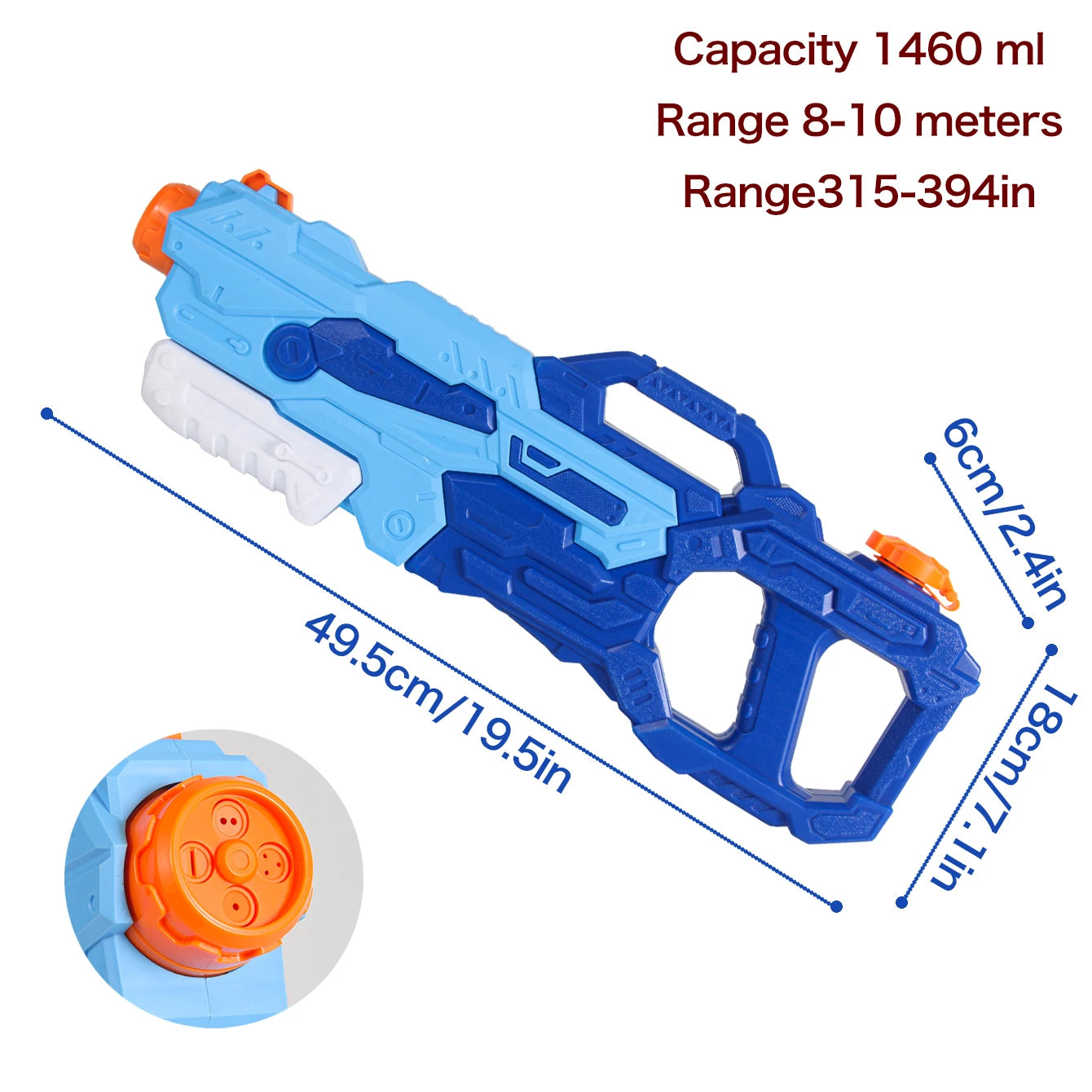 Sommer-Zug-Wasserpistolen-Spielzeug