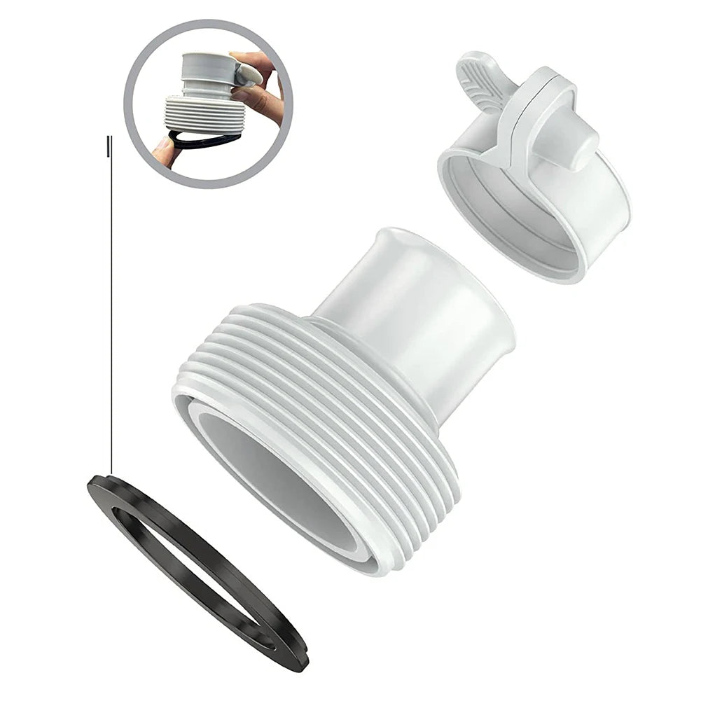 Pool Hose Adapter for Sand Pump | Type B Hose Connector for Intex Pool Filter Pumps