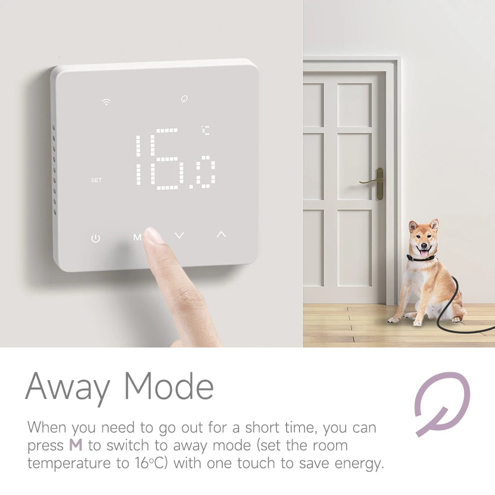 Termostat pokojowy Tuya Wifi System ogrzewania podłogowego Regulator termiczny do pieca gazowego Ogrzewanie elektryczne z Alexa Google Home