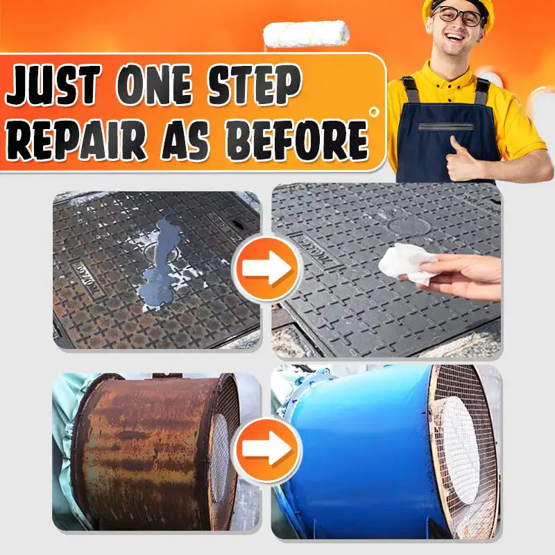 Peinture métallique antirouille, 260g, imperméable, à base d'eau, pour rénovation en acier, Anti-corrosion, pour garde-corps de porte en fer, rénovation de voiture