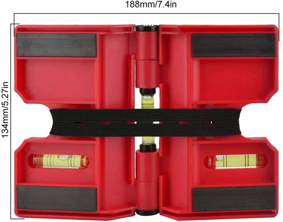 Inclinomètre Magnétique - Jauge d'Angle Polyvalente pour le Nivellement de Tuyaux et de Clôtures